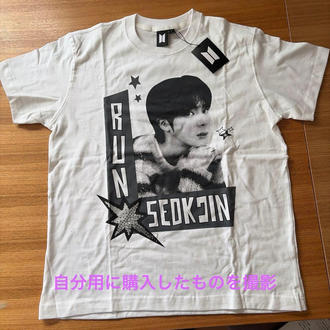【値下げ】RUN SEOKJIN Tシャツ ホワイト　Lサイズ