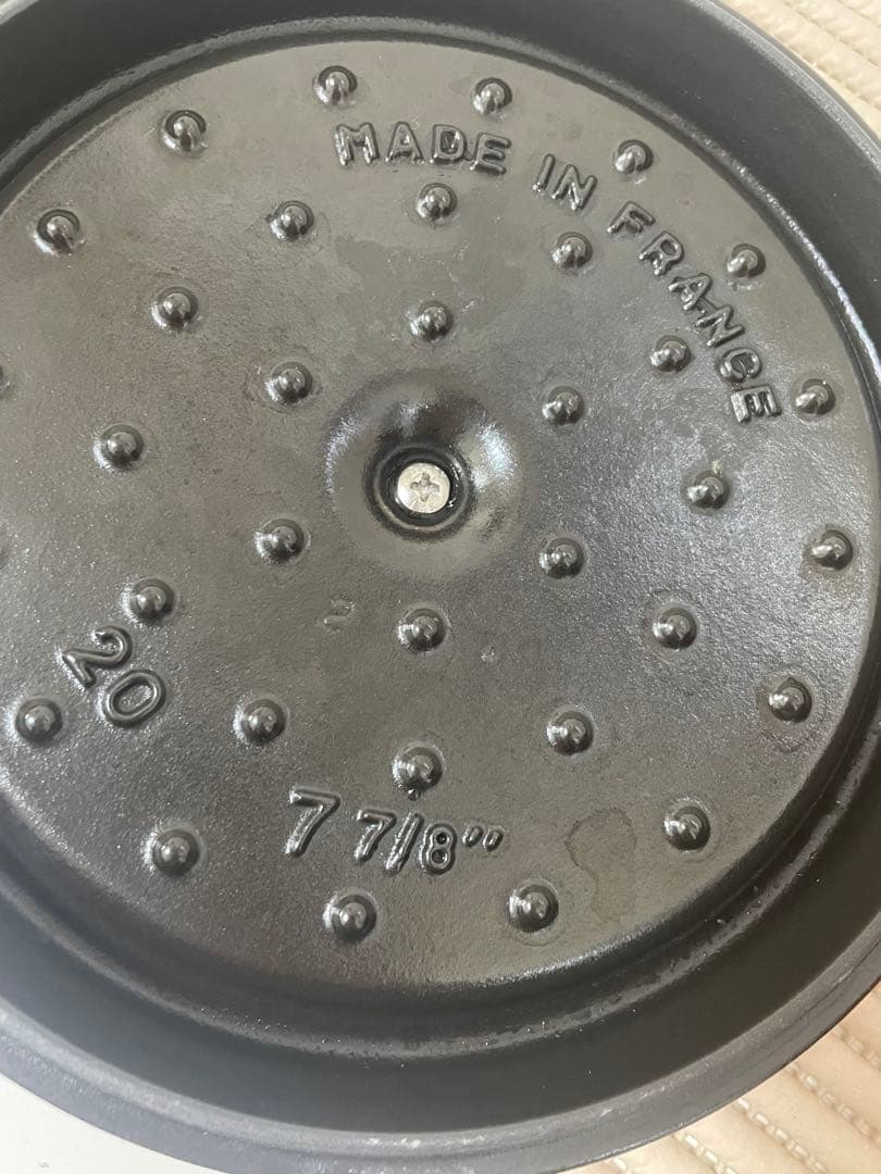 STAUB 両手鍋 赤staub ピコ・ココット 20cm 　ストウブ