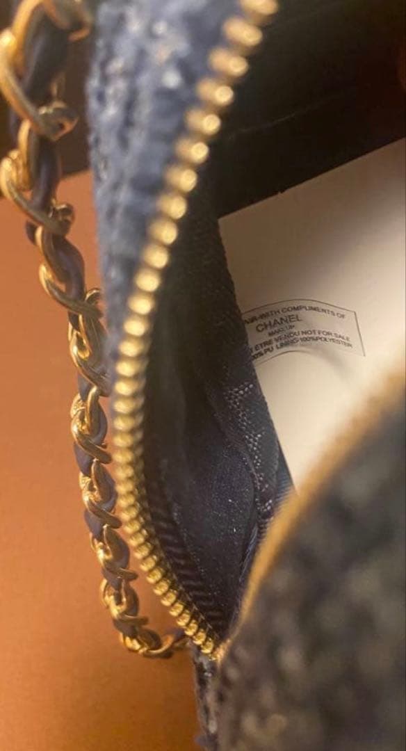 【新品未使用】 CHANEL ツイード ブルー バックパック 美容液 おまけつき
