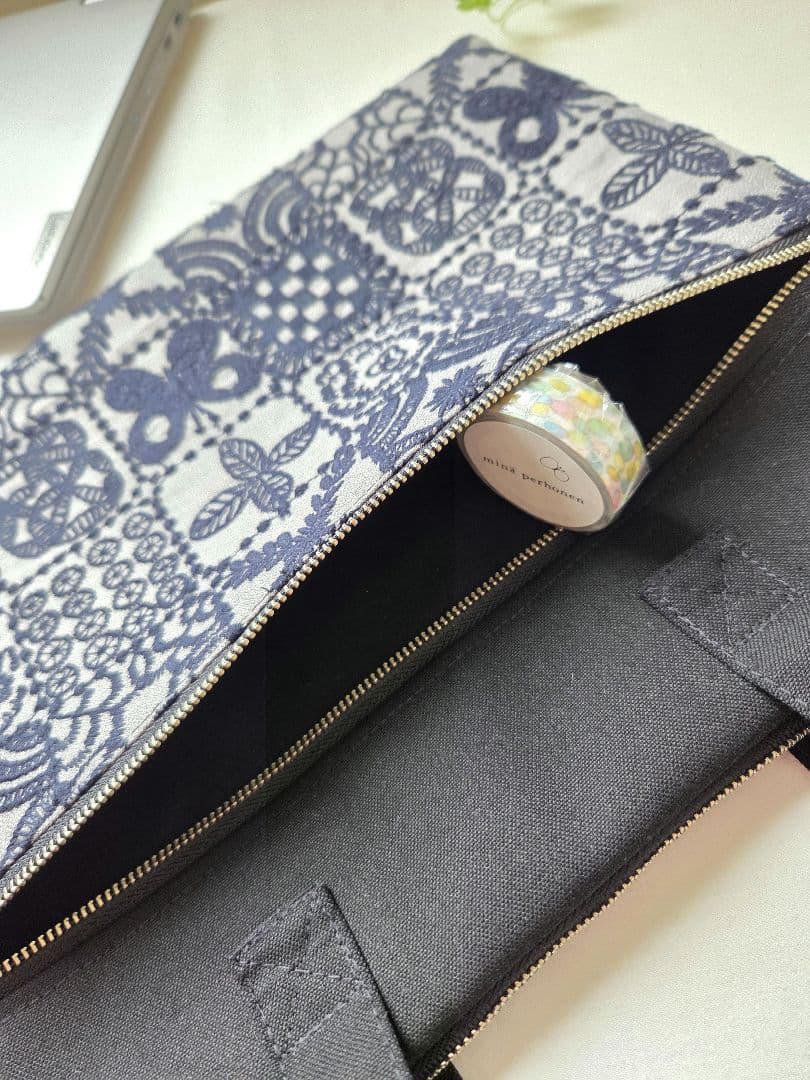 forest tile ミナペルホネン◆PC バッグ　パソコンバッグ