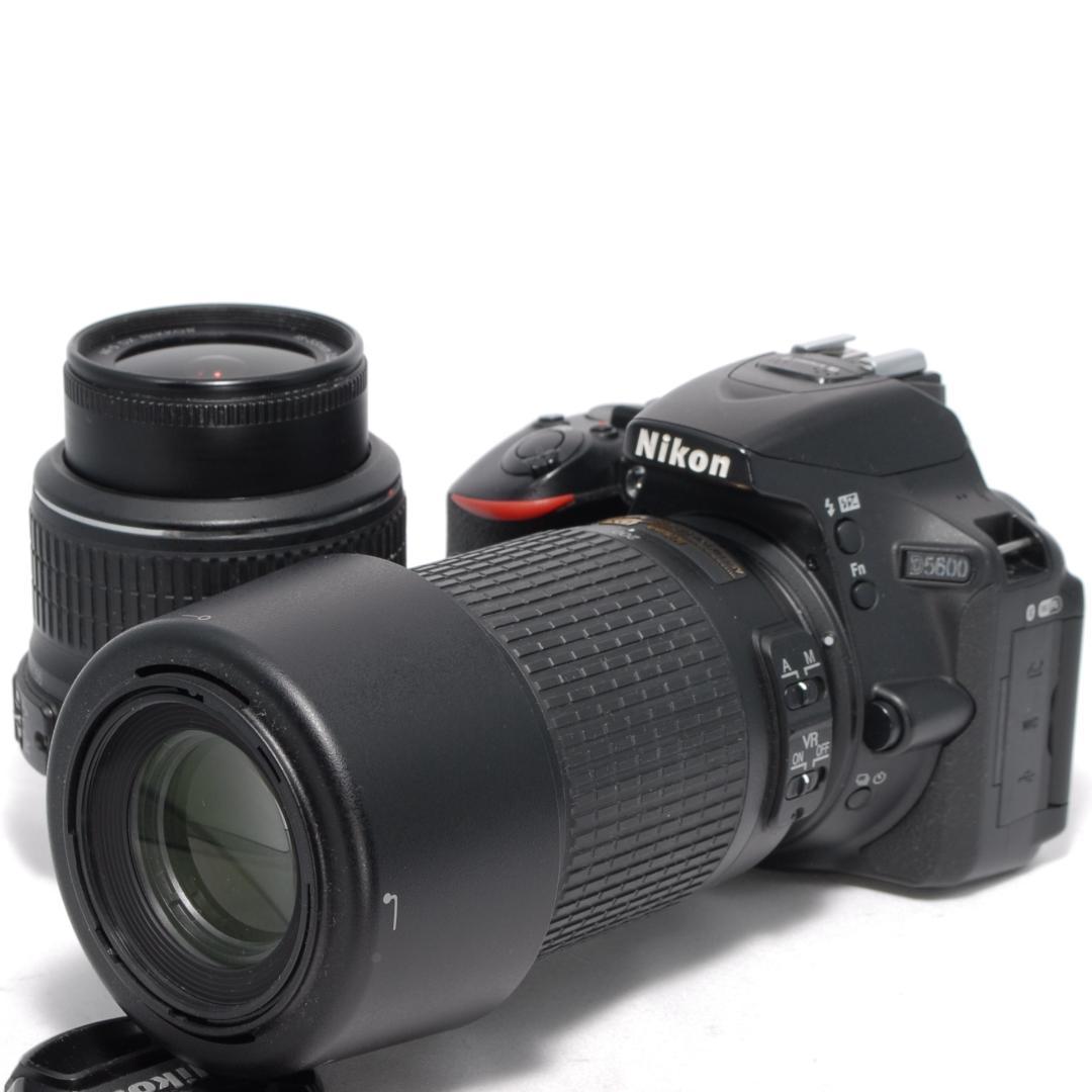 ✨Nikon D5600 ✨ダブルレンズ✨ショット数小✨初心者おすすめ✨一眼レフ