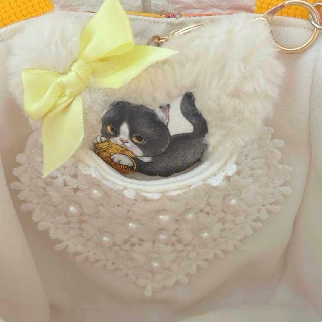 親子ハチワレちゃん　リトル ヤーン ハンターズ　コヤンイサムチョン　トートバッグ