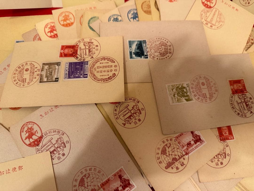 絵葉書 ★☆ハガキ 軍事郵便印刷 記念印 靖国神社 エンタイヤ 戦前 古い葉書