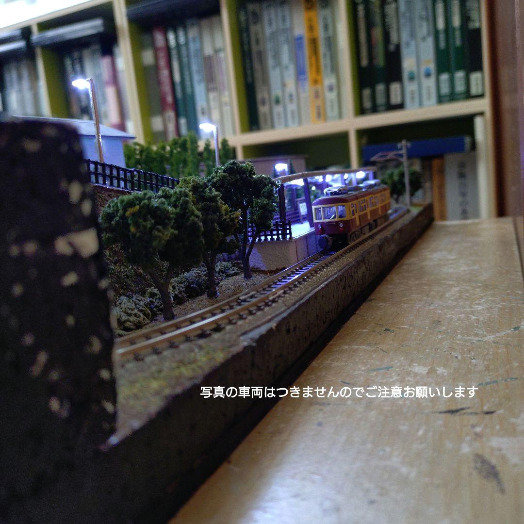 ジオラマ　レイアウト　Nゲージ 春　ライト付き