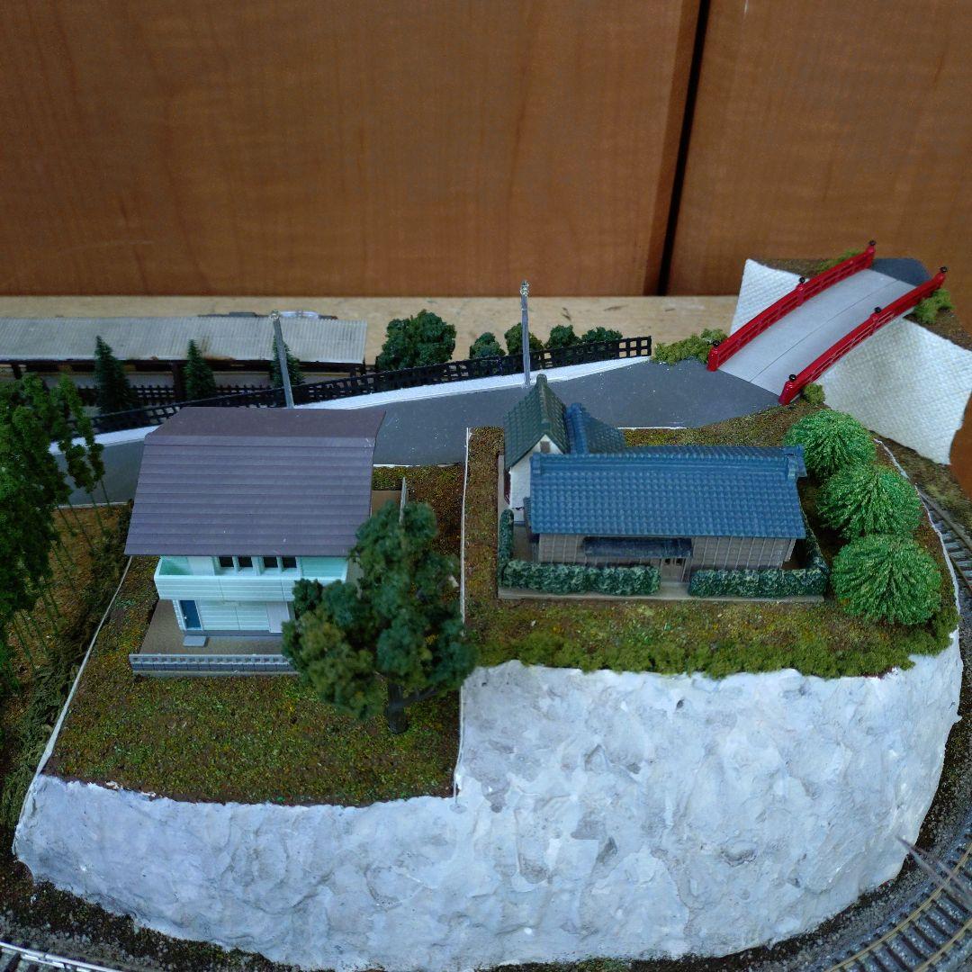 ジオラマ　レイアウト　Nゲージ 春　ライト付き