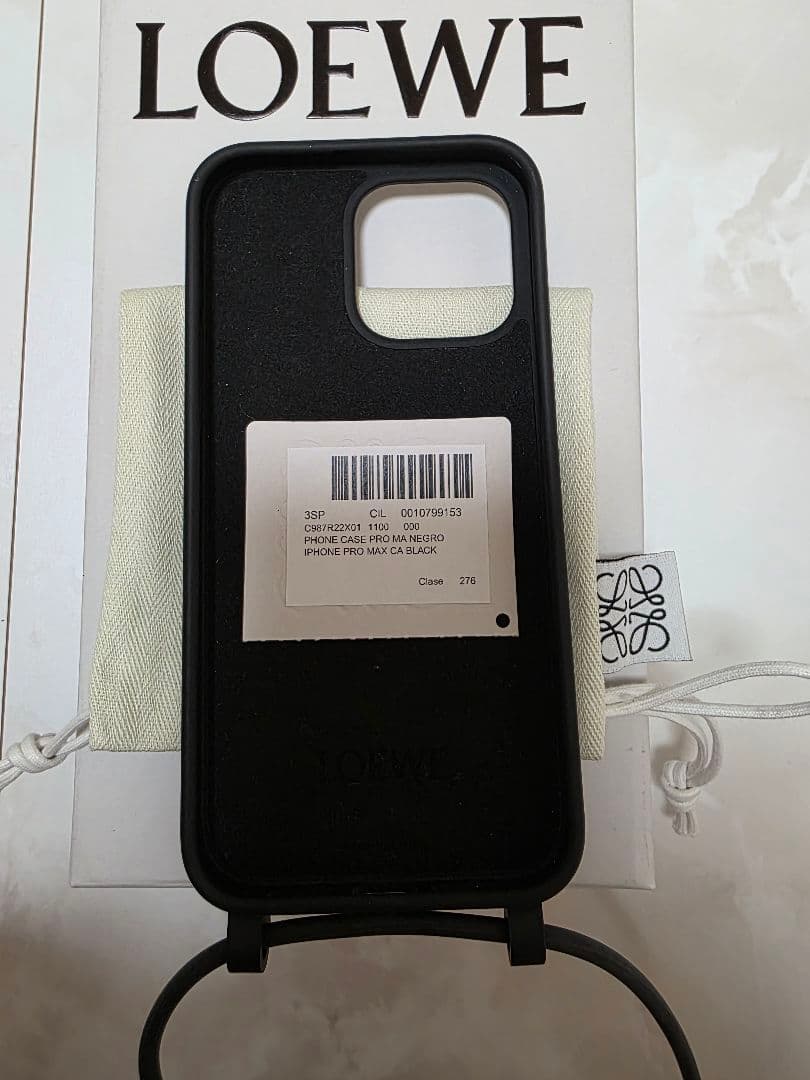LOEWE iPhone 14Pro Max ケース ブラック
