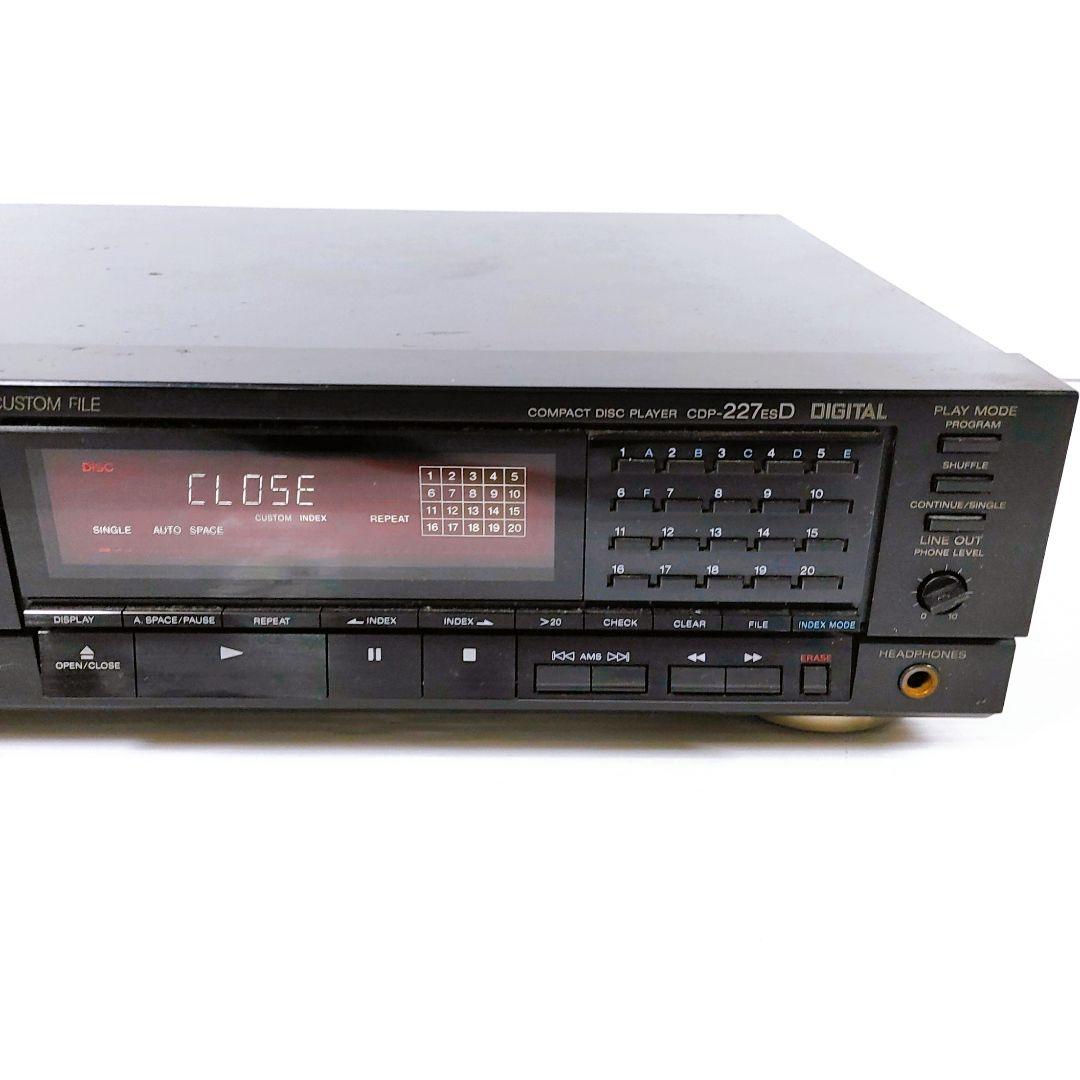 SONY CDP-227ESD CDデッキ ソニー　ジャンク