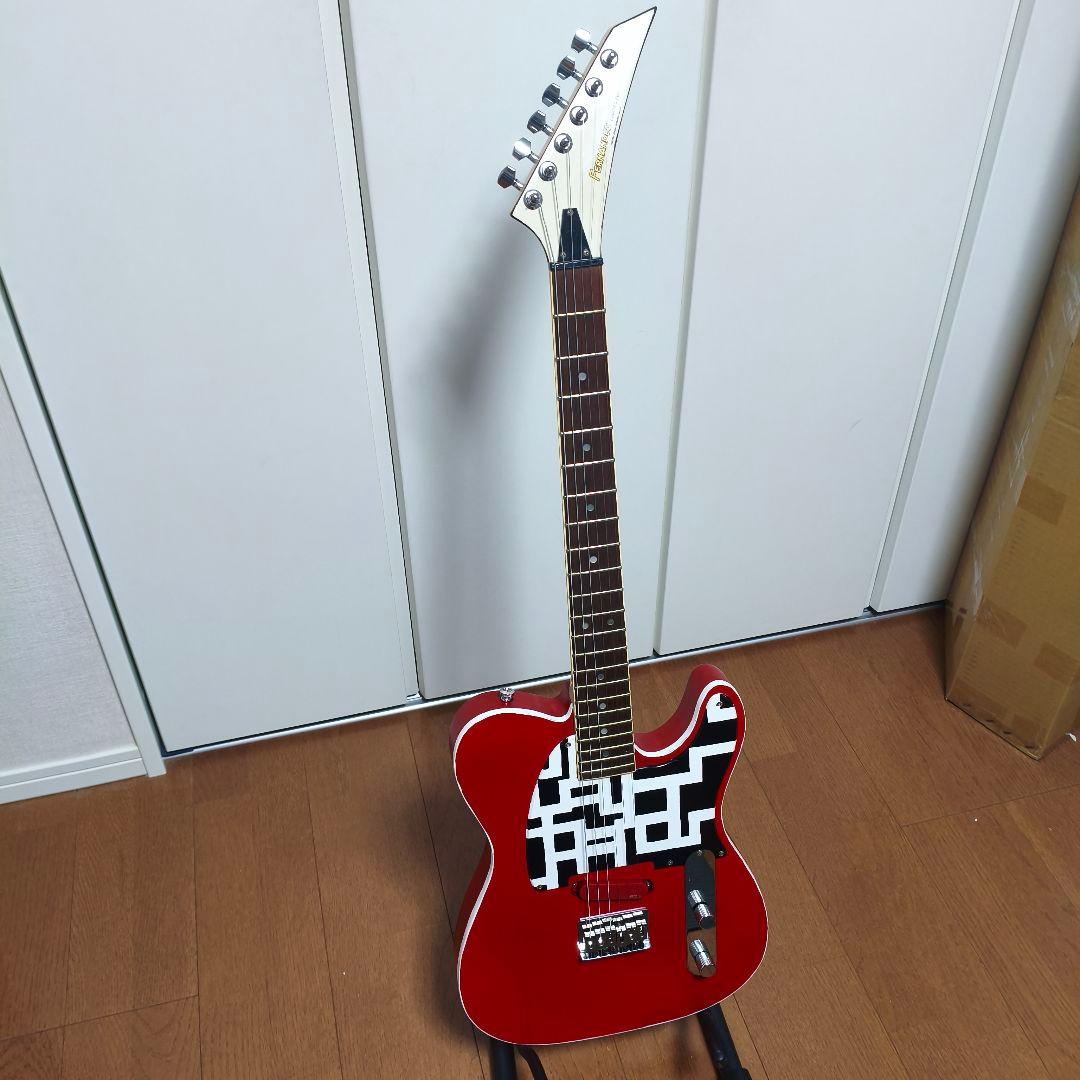 FERNANDES？　EMG-SA　布袋モデル　赤TEJ　製作中(ネックなし)