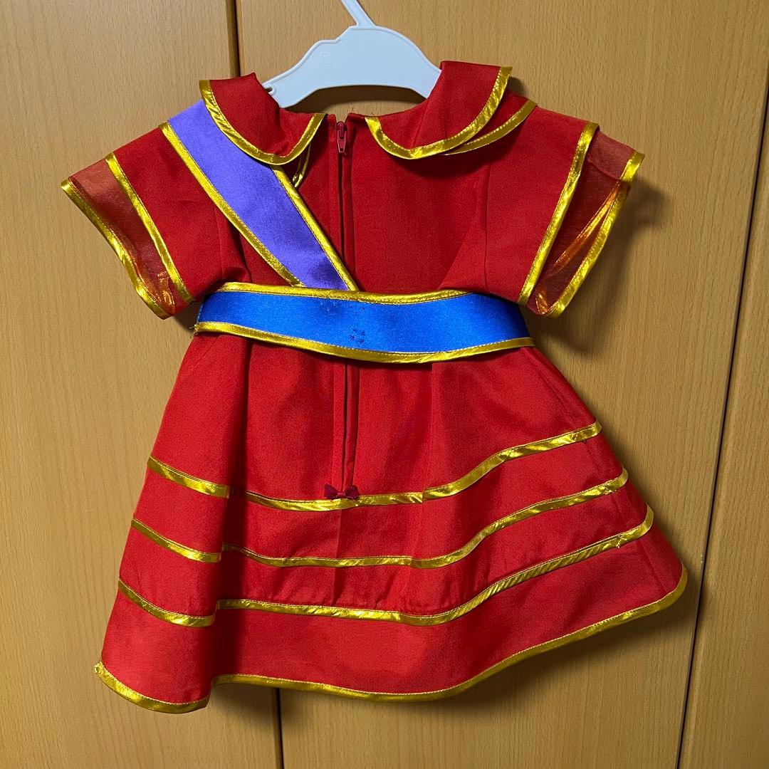 ディズニー40周年　ハーモニーカラー　ミニー　ドレスとカチューシャ