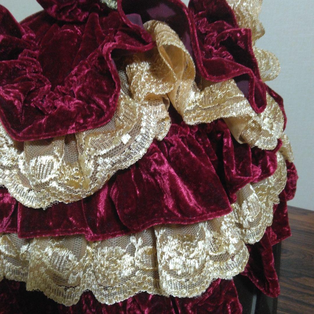 フランス人形　アンティーク　リボンスキヨドール　専用クリアケース付き