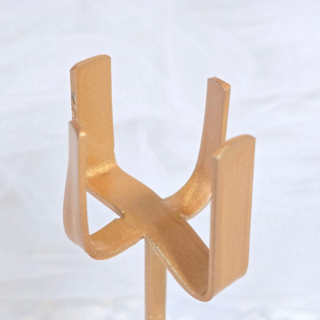 ザンビア産 高透明 水晶 ポイント ブルーエンジェルラダー入り 台座付き 天然石