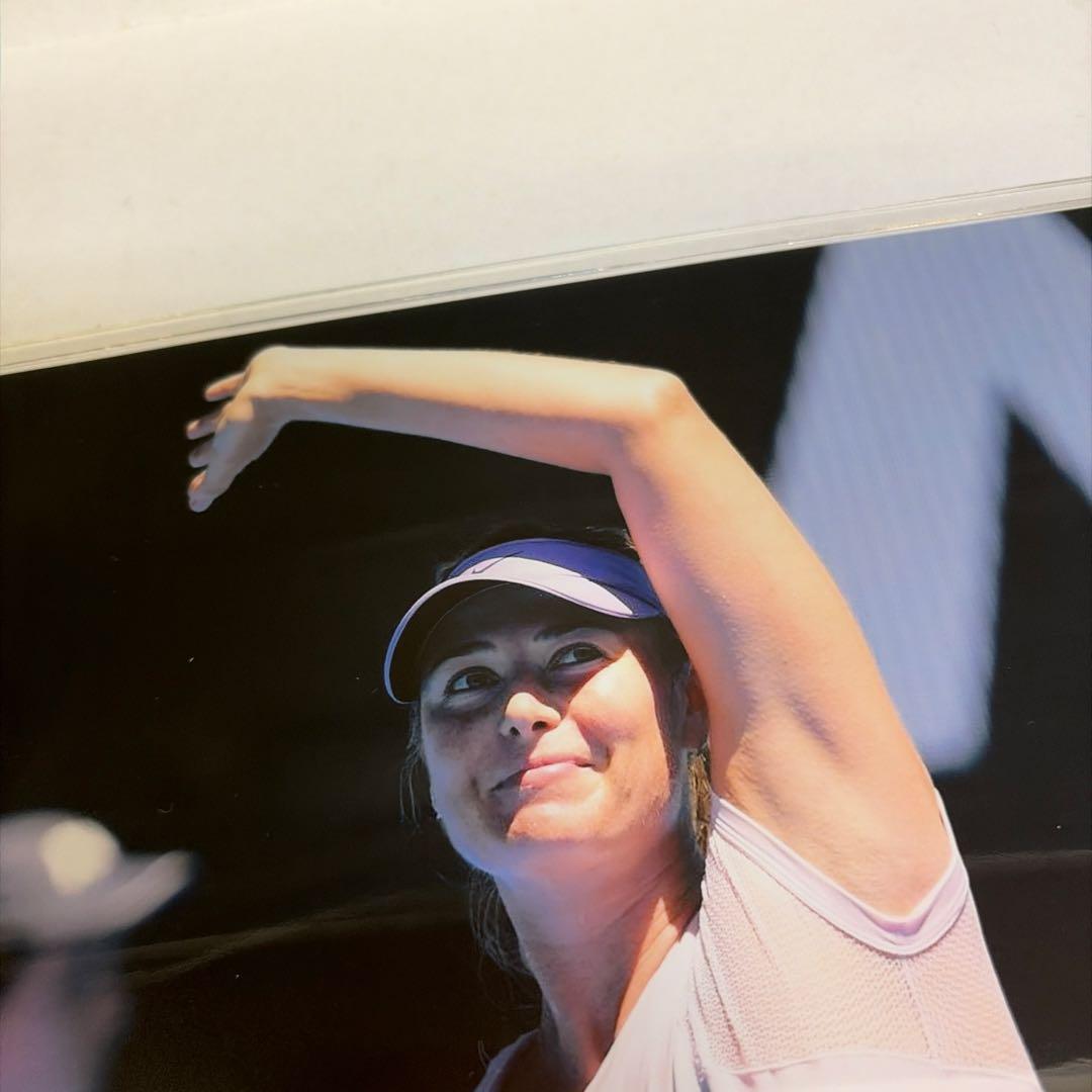 元女子テニス チャンピオン　マリア シャラポワ　直筆サイン入りフォト