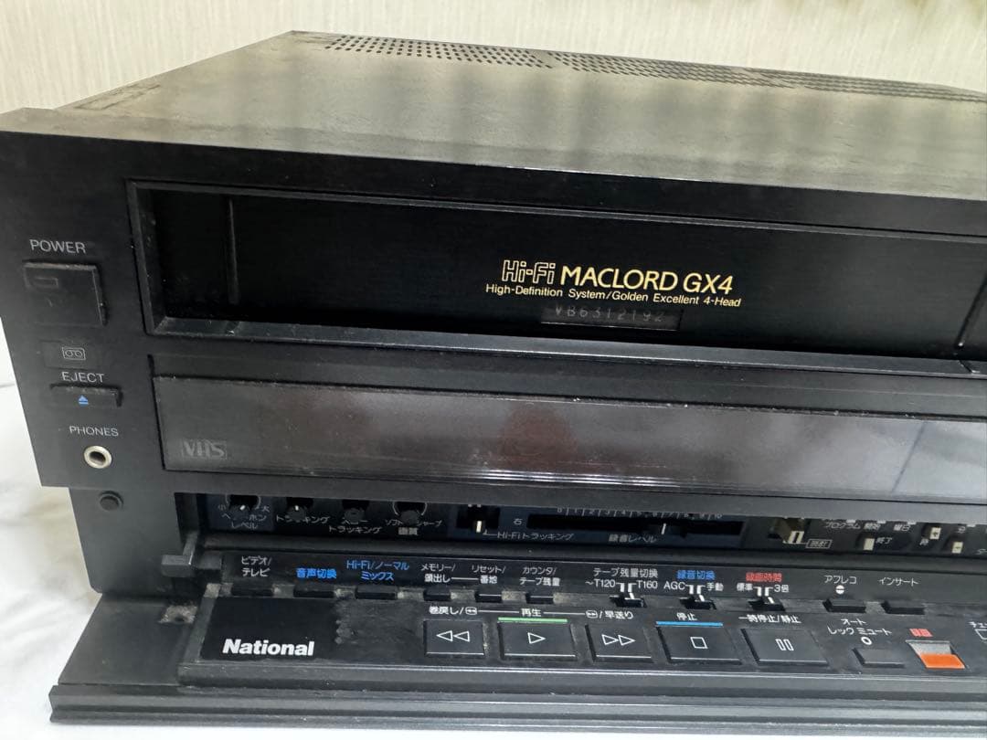 National NV-1000HD VHSビデオデッキ