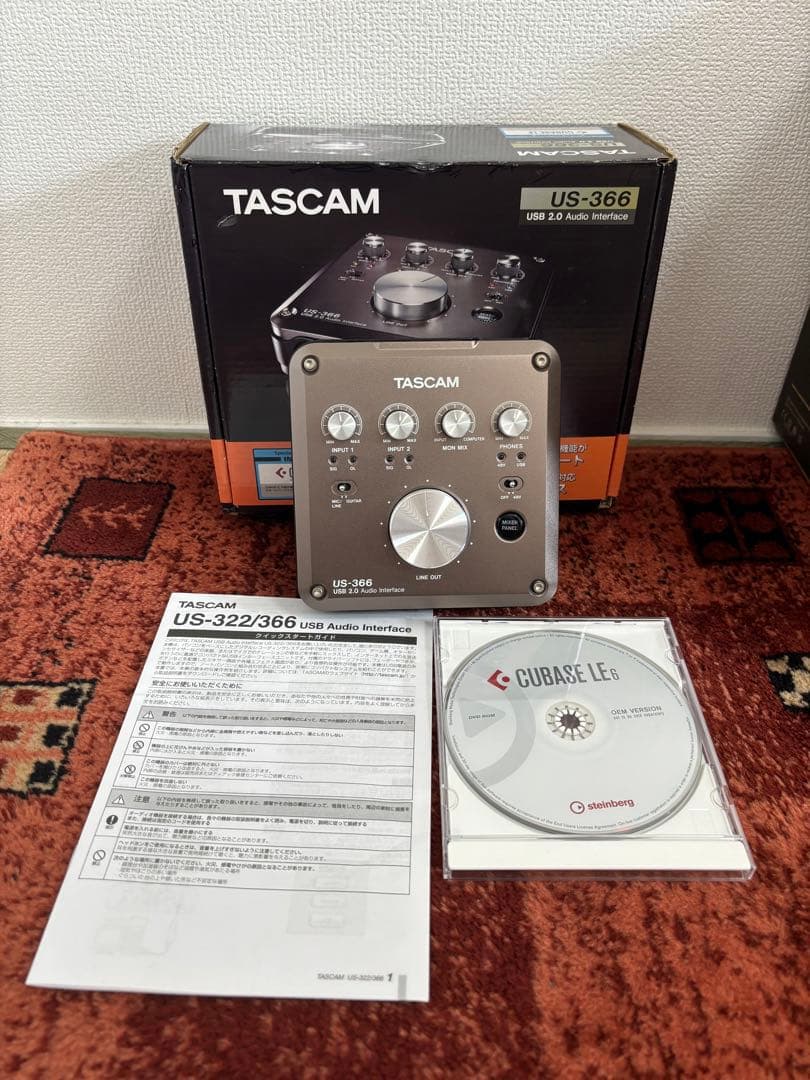 TASCAM US-366 USBオーディオインターフェース