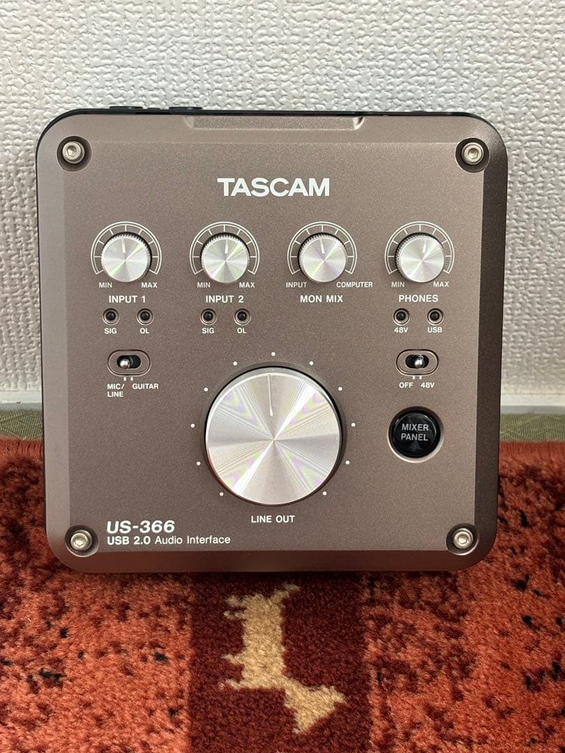 TASCAM US-366 USBオーディオインターフェース