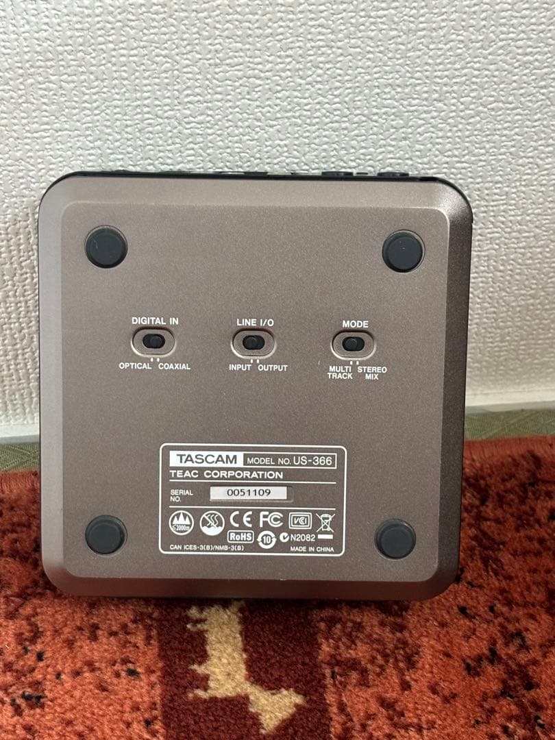 TASCAM US-366 USBオーディオインターフェース