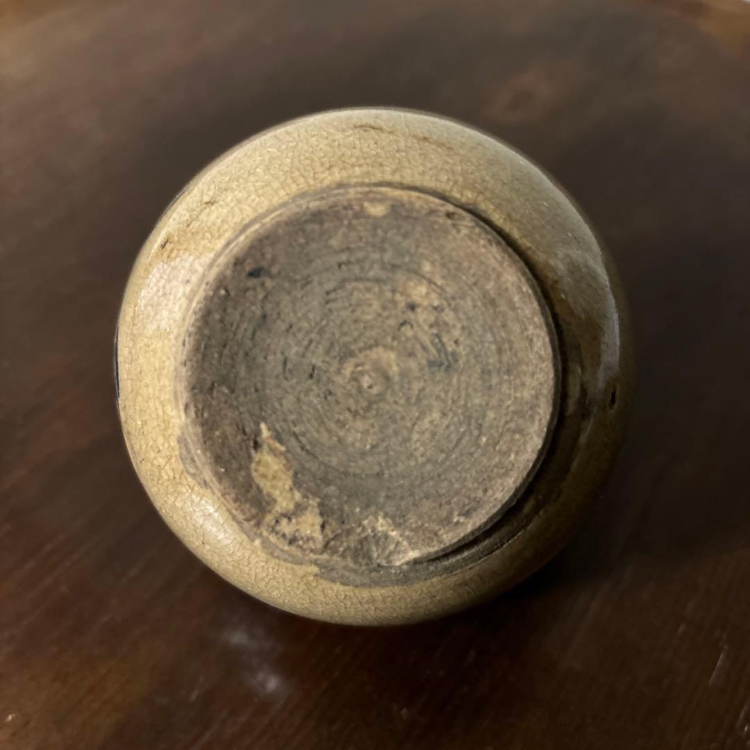 古瀬戸　丹波油壷　古伊万里　江戸時代 小壺 花器 民藝 骨董検:白洲正子　李朝