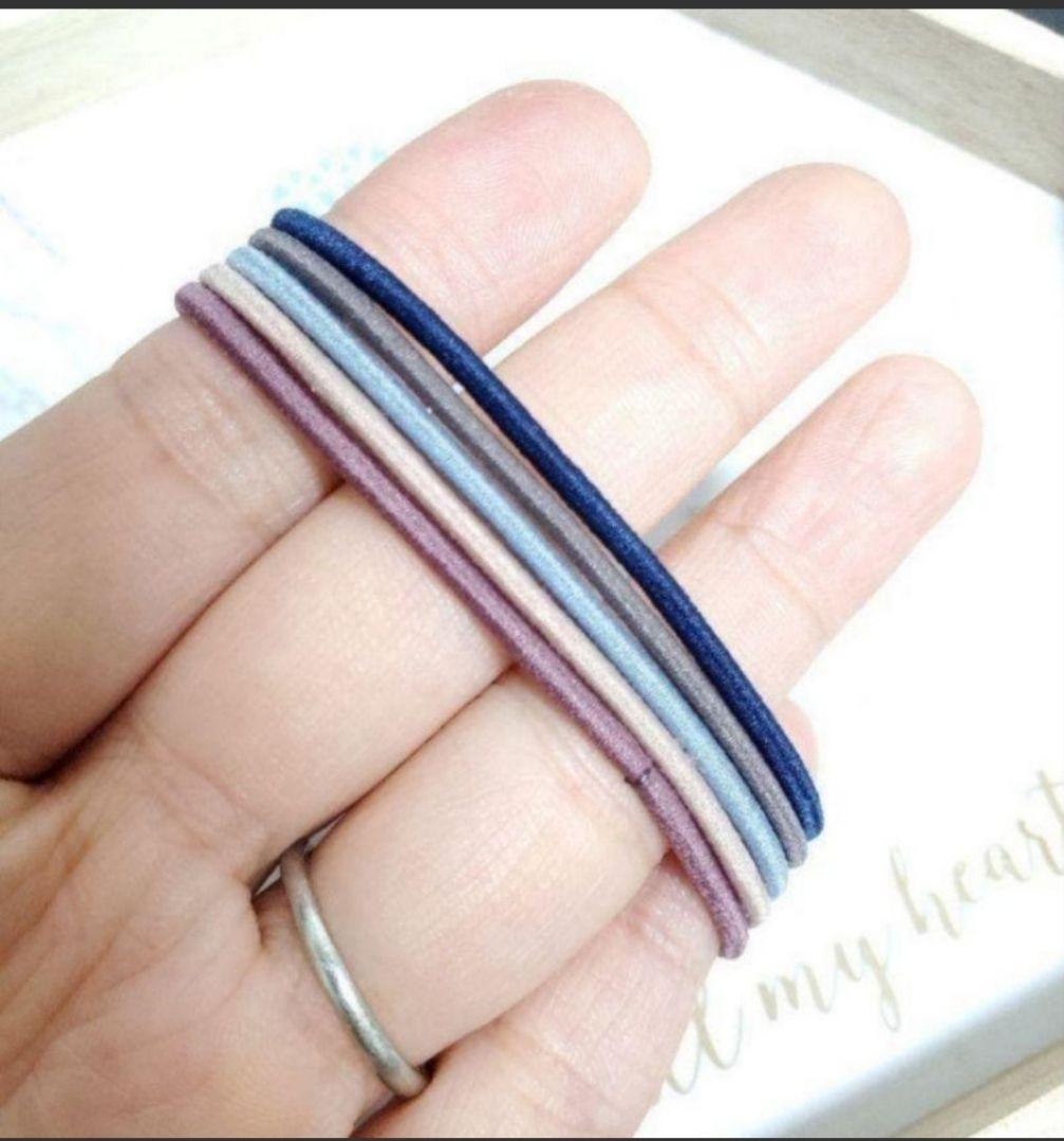 【セルフでゴム交換可能】大きめアバロンシェル(あこや)のヘアゴム✩.*˚天然石