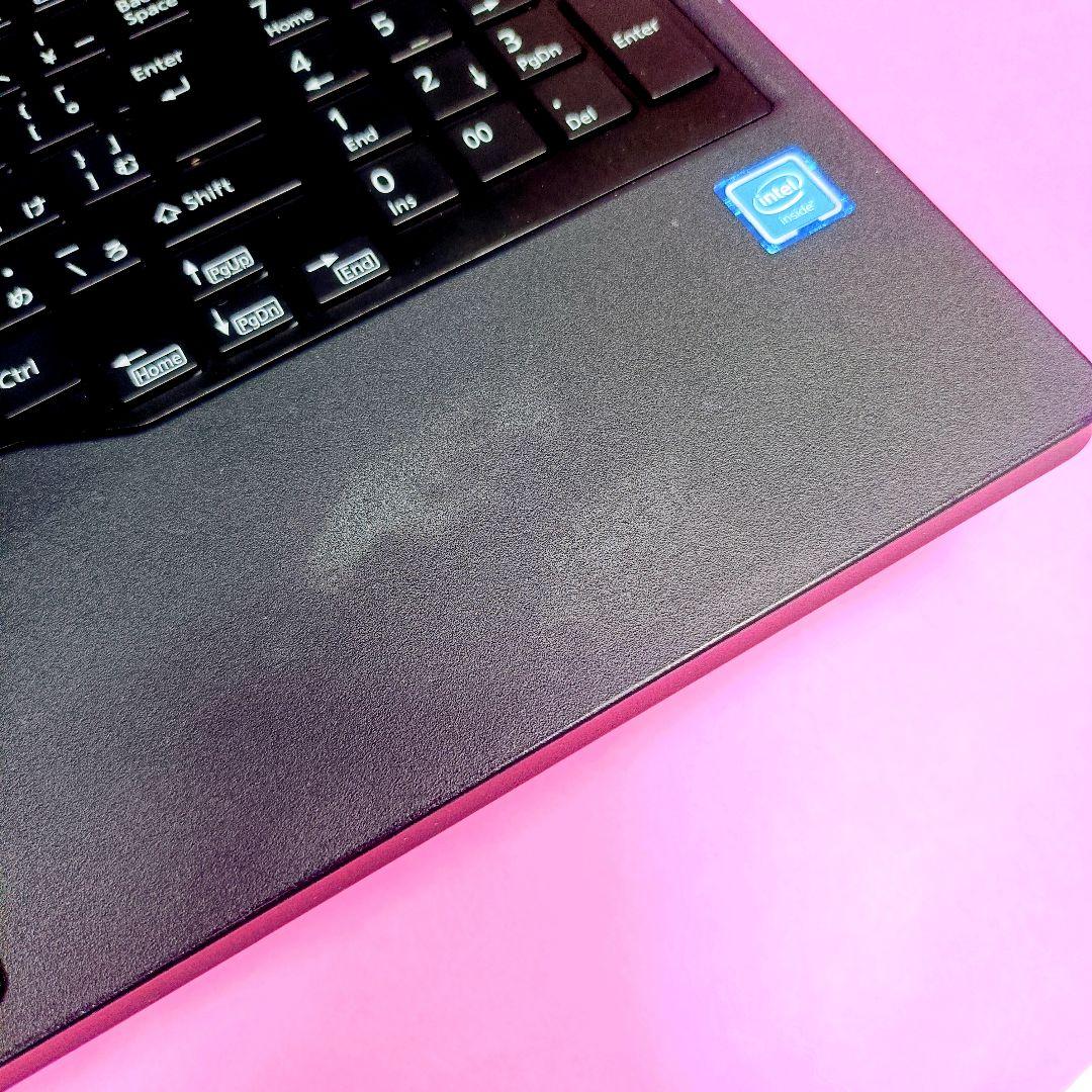 大容量500GB✨オフィス✨カメラ付き黒ノートパソコン✨設定済み✨初心者