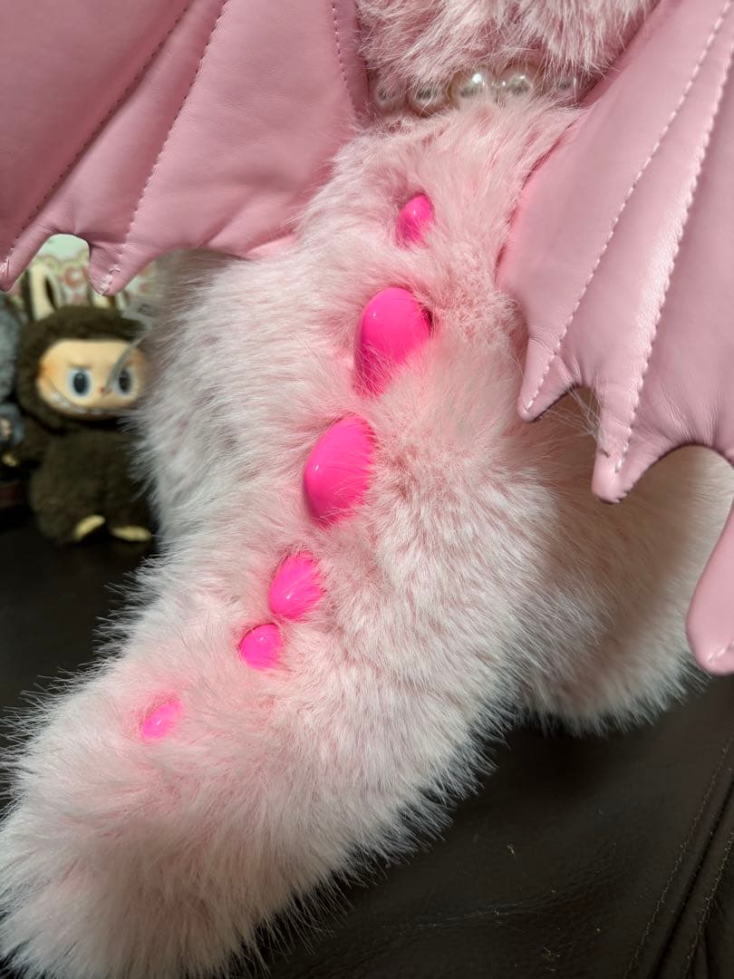 超特大60cmジモモ PinkAngle Lisa着用モデルエンジェルバージョン