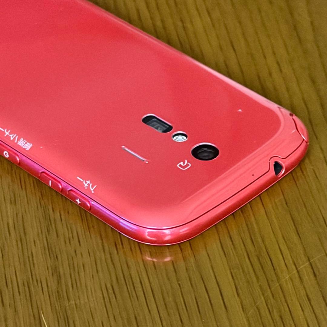 美品 F-42A らくらくスマートフォン(ピンク) 充電器付き