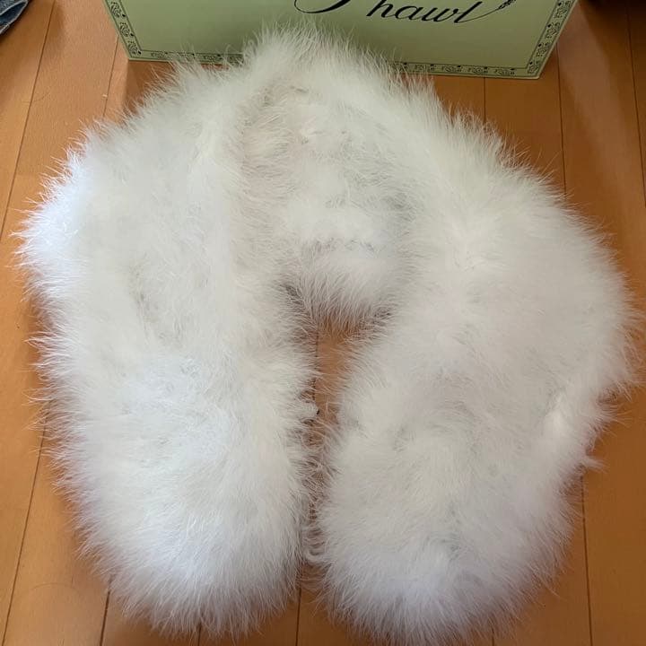 お値下げ！！成人式　フェザーショール