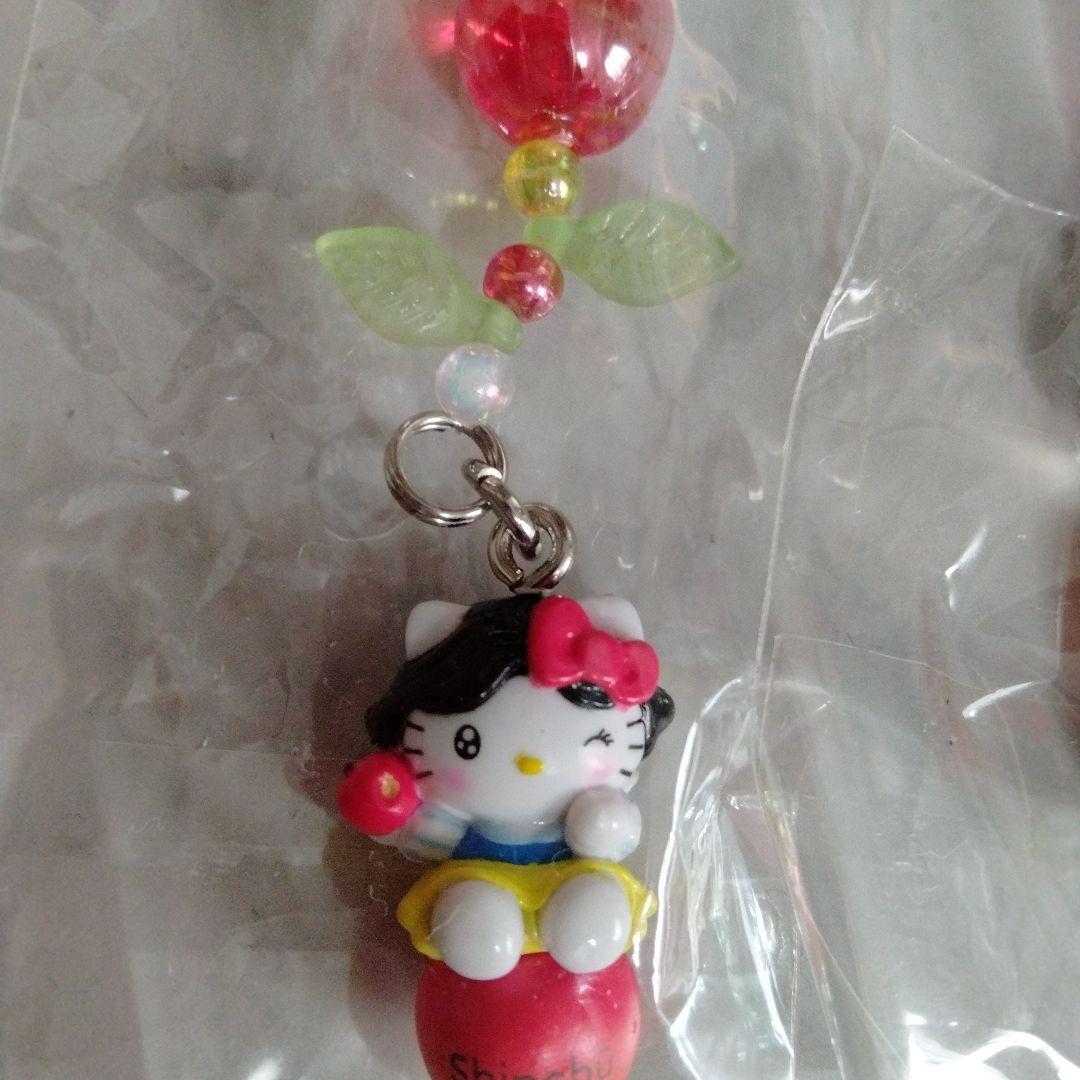 ハローキティ 信州 りんご 根付け ストラップ まとめ 3個 新品