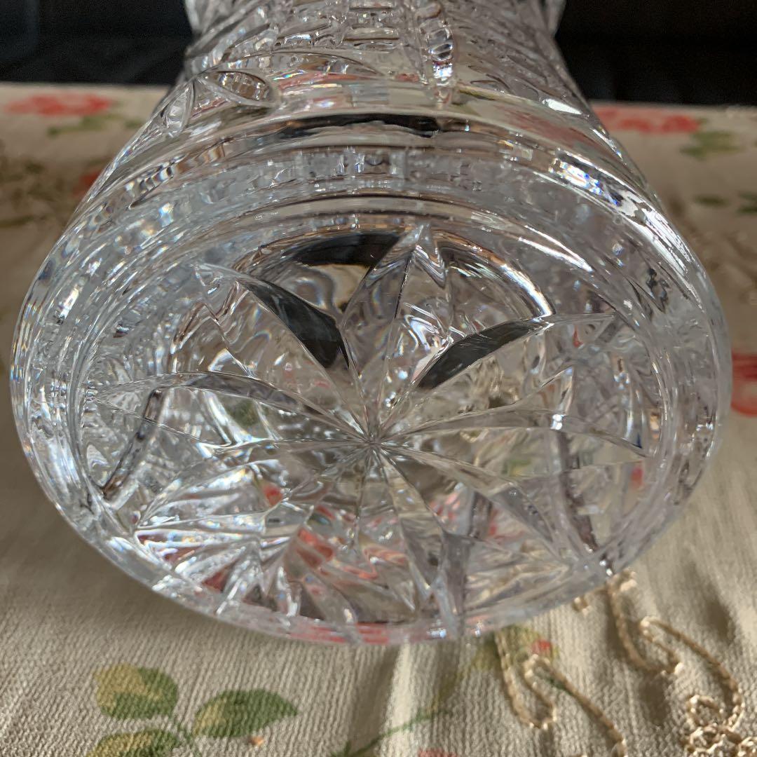 ガラス花瓶　特大サイズ　ボブミア、クリスタル