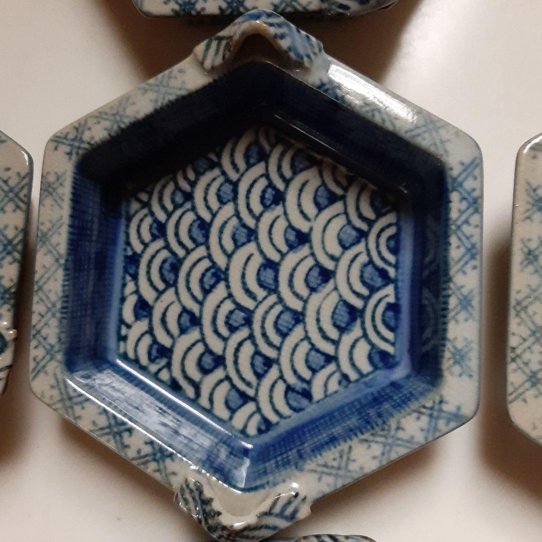 masayan　九谷焼　持ち手付き六角小鉢