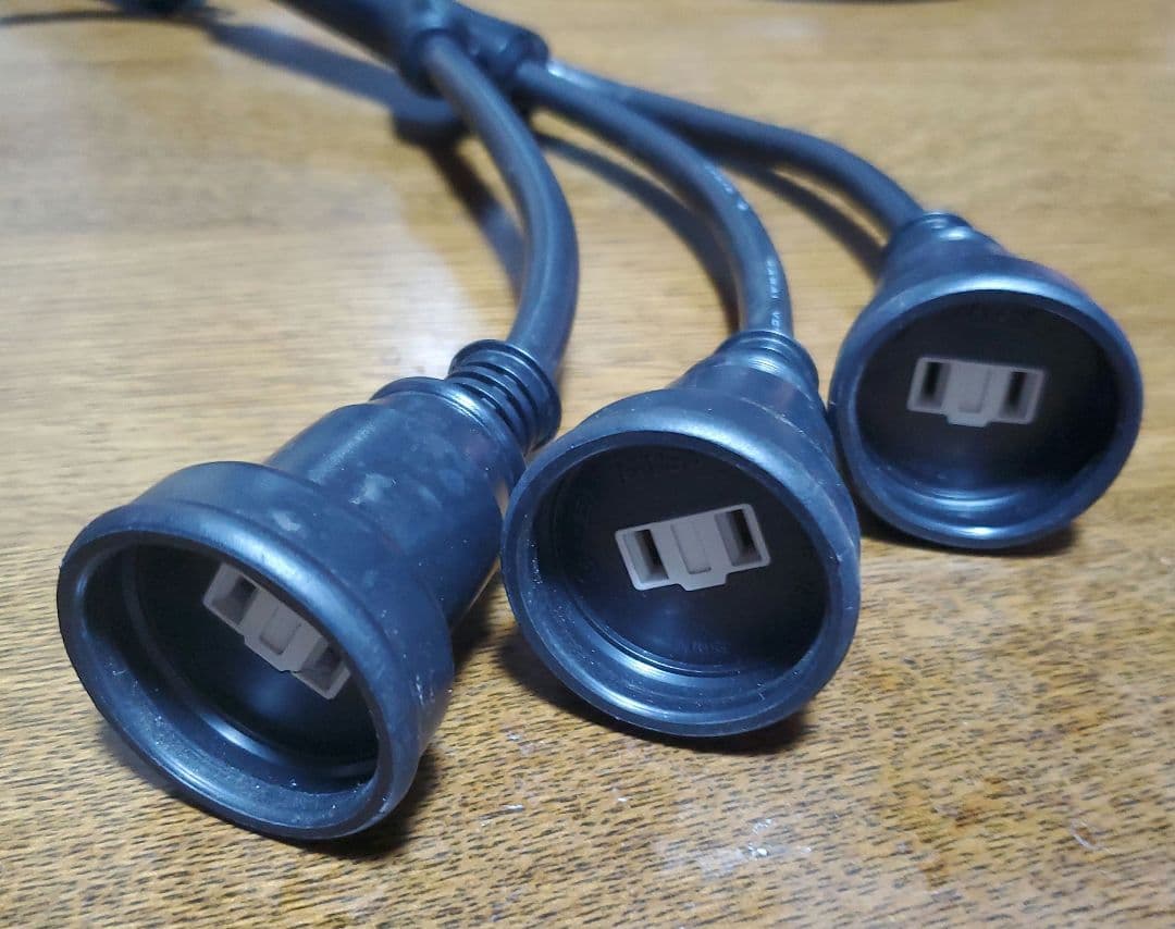 national24時間タイムスイッチ2個、3つまたコンセントの3点セット