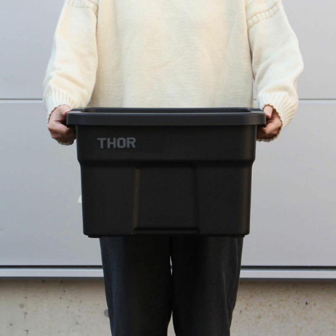 新品/22L☆THORソー☆2個setコンテナボックス黒　プラケース セット