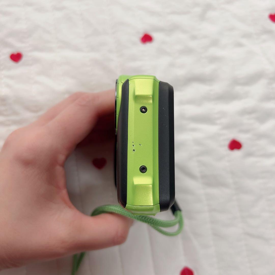 富士フィルム FinePix XP120 防水カメラ グリーン 【ジャンク品】