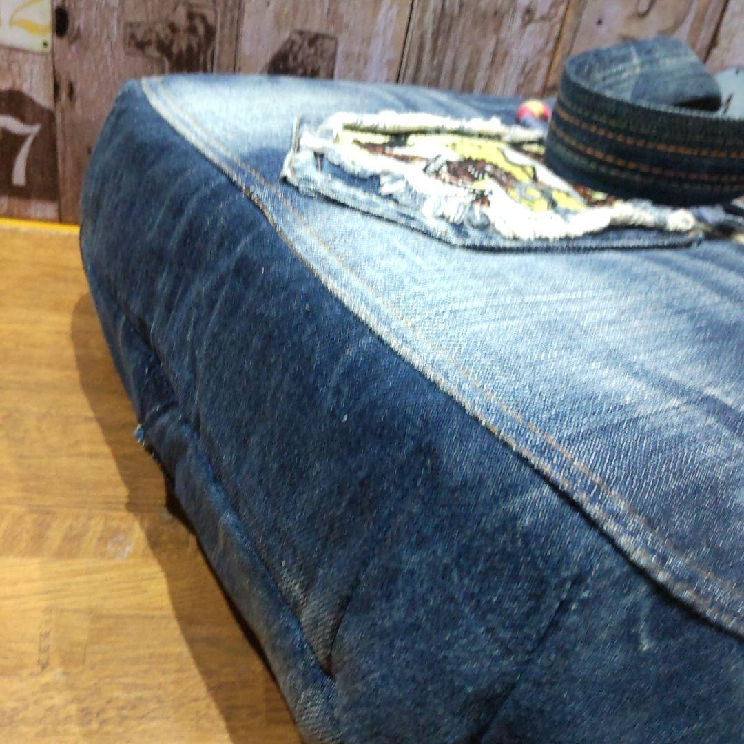 ハンドメイドデニムリメイクバッグ　トートバッグ　ハンドバッグ　ショルダーバッグ