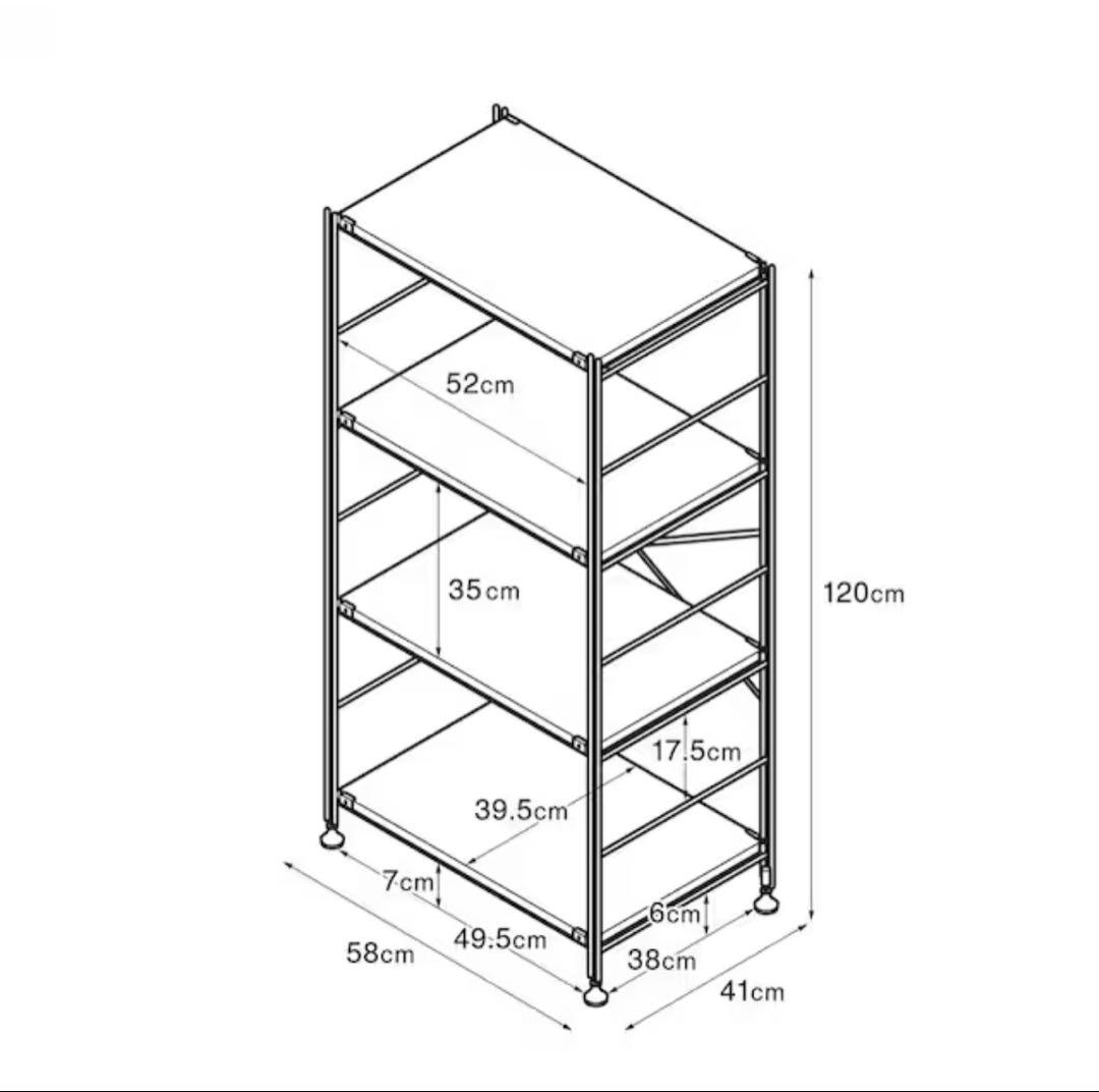 無印良品ステンレスユニットシェルフセット+追加棚