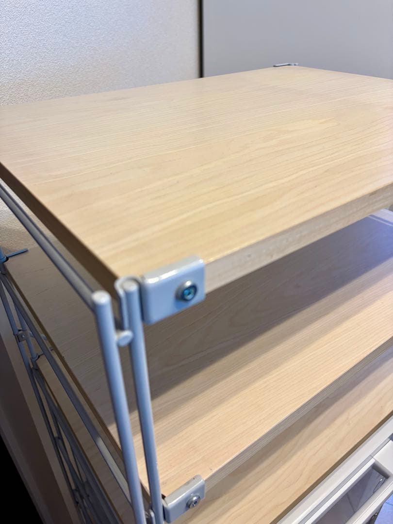 無印良品ステンレスユニットシェルフセット+追加棚