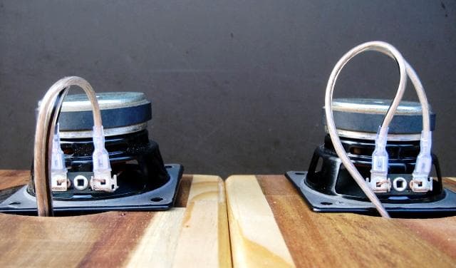 Fostex 　フルレンジスピーカー　自作　ペア