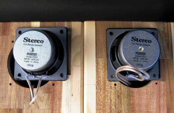 Fostex 　フルレンジスピーカー　自作　ペア