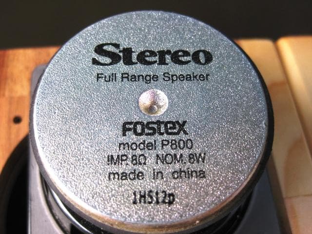 Fostex 　フルレンジスピーカー　自作　ペア