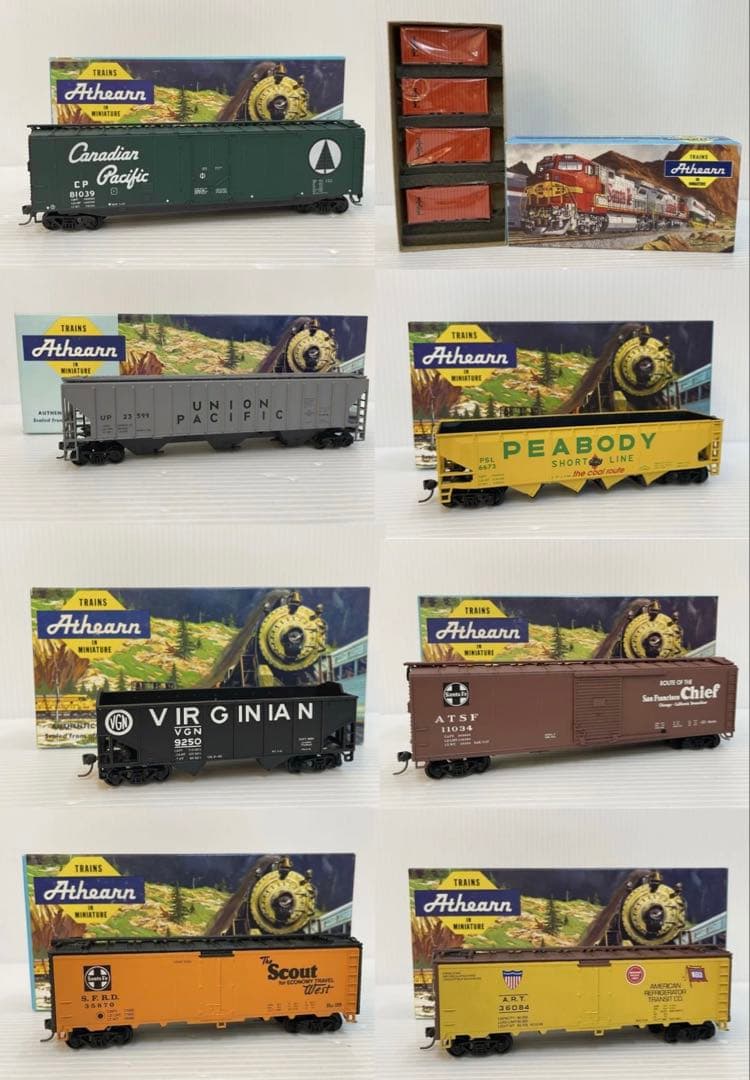 HOゲージ Accurail LIFE-LIKE Athearn 54台 まとめ