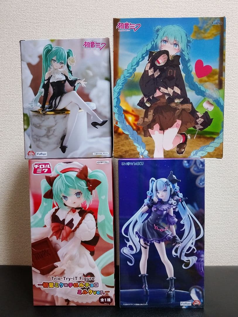 プライズフィギュア 初音ミク 4体セット
