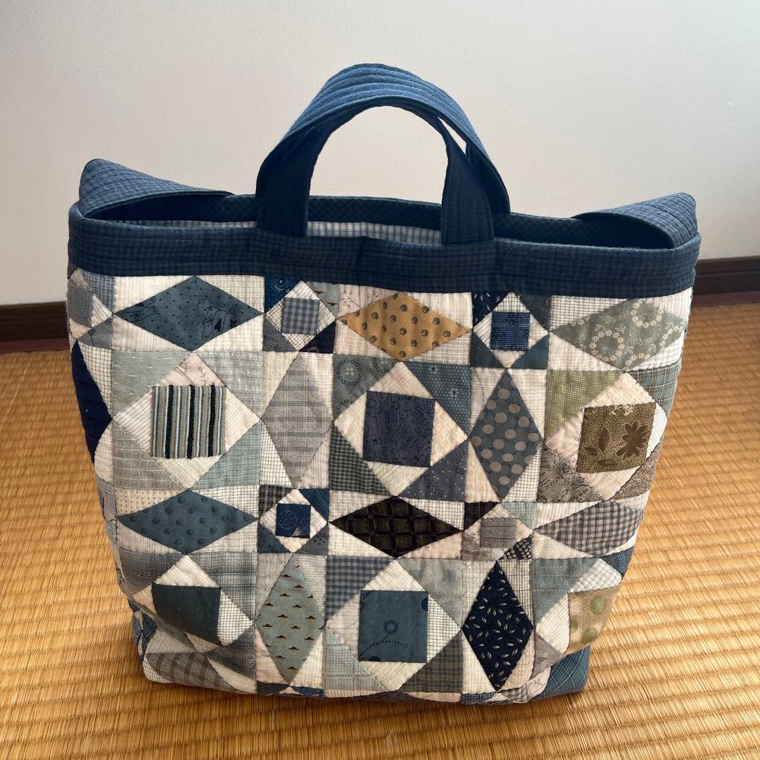 パッチワーク2wayトートバッグ