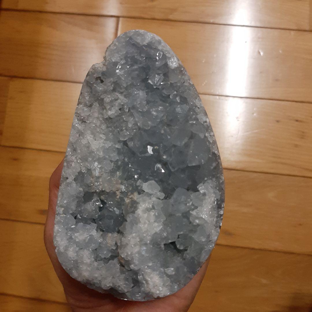 セレスタイト原石 クラスター 重さ約1000g