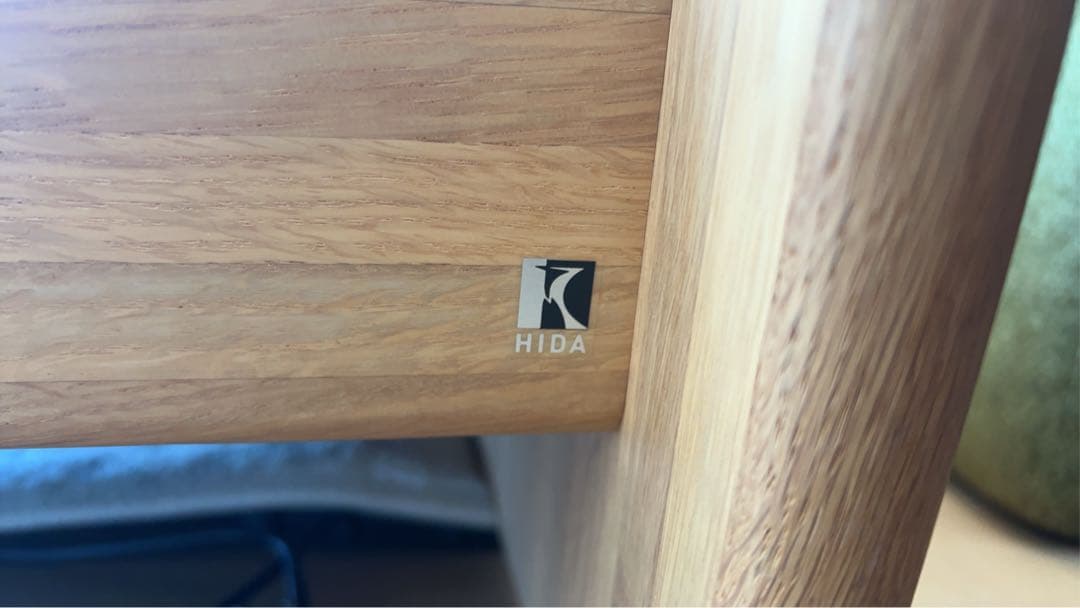 飛騨家具HIDA オリーブグリーンソファ