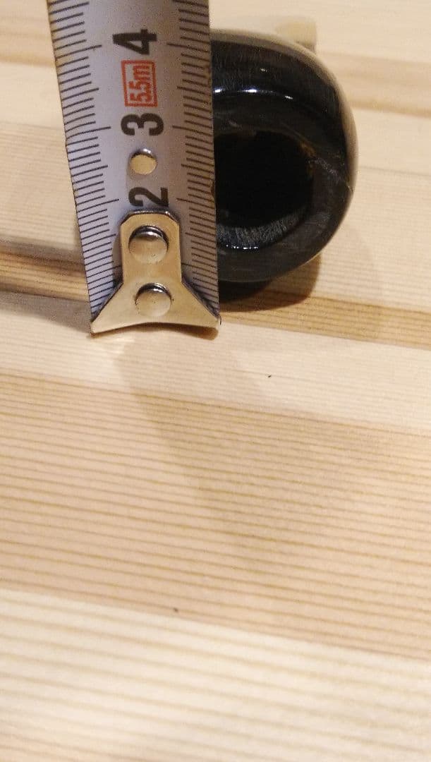 【貴重な素材】三線用バチ 黒と白のツートンカラー