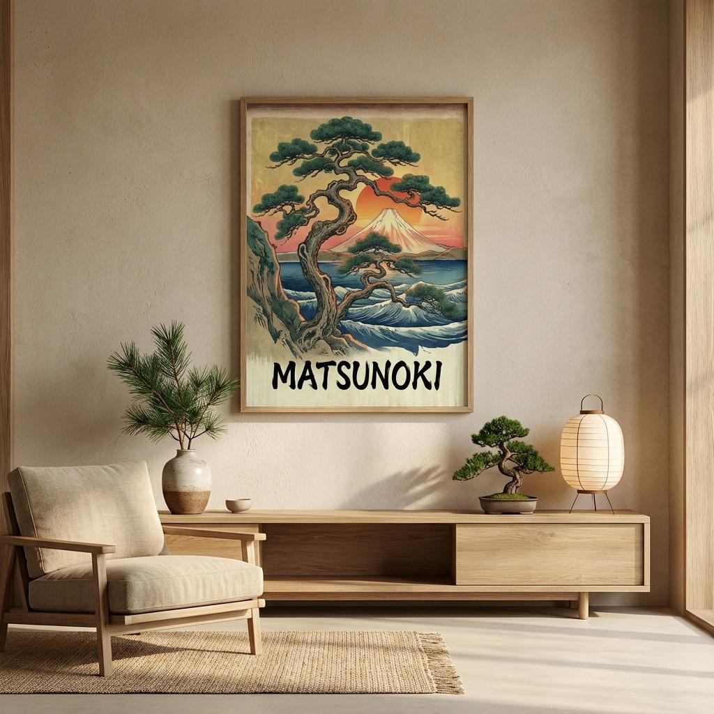 浮世絵 和モダン ポスター A1 防水 日本製 高品質 インテリア