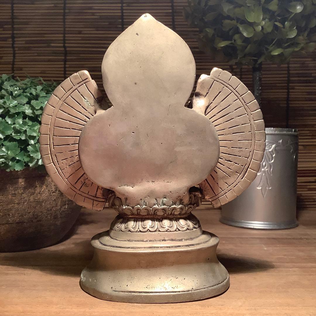 中国・明代「千手観自在菩薩」唐物・六観音一尊・心密言念誦儀軌経・千の御利益・白銅