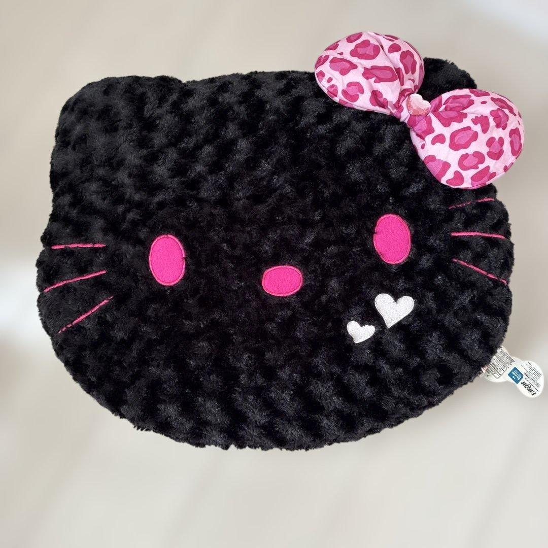 レア　ハローキティ　ビックフェイス　クッション　ぬいぐるみ　ギャル　レオパード