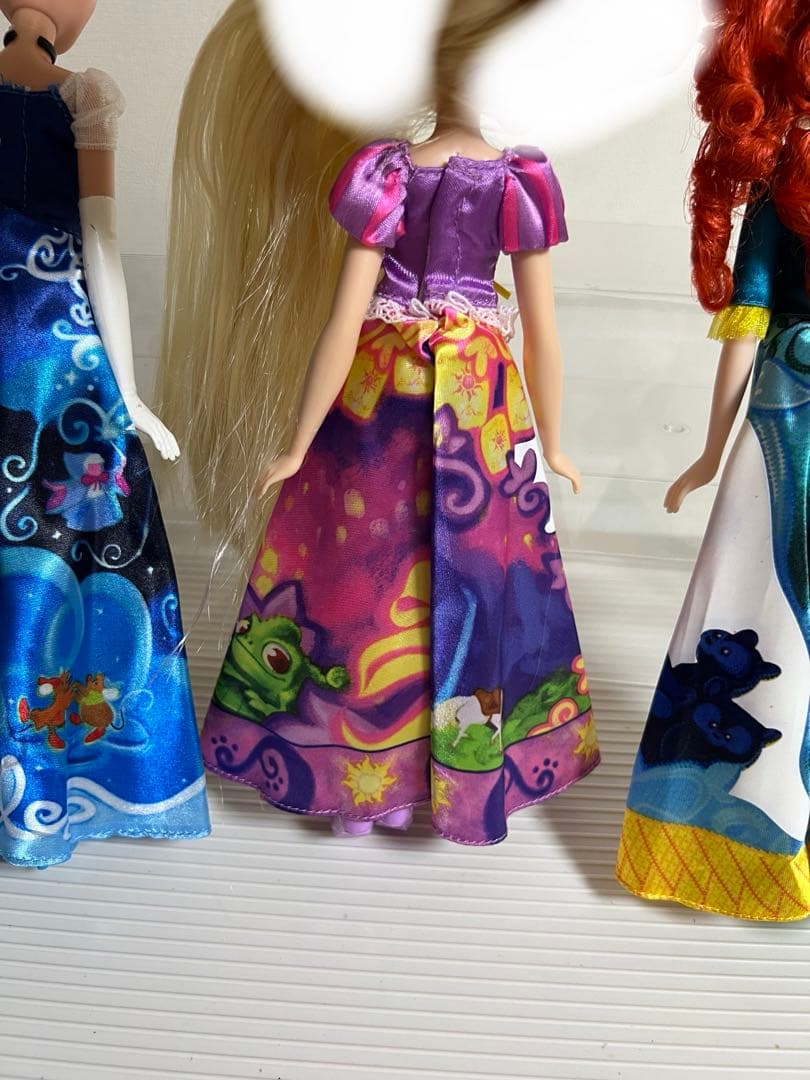メリダ、ラプンツェル、シンデレラのお人形