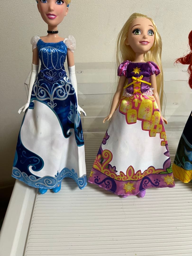 メリダ、ラプンツェル、シンデレラのお人形