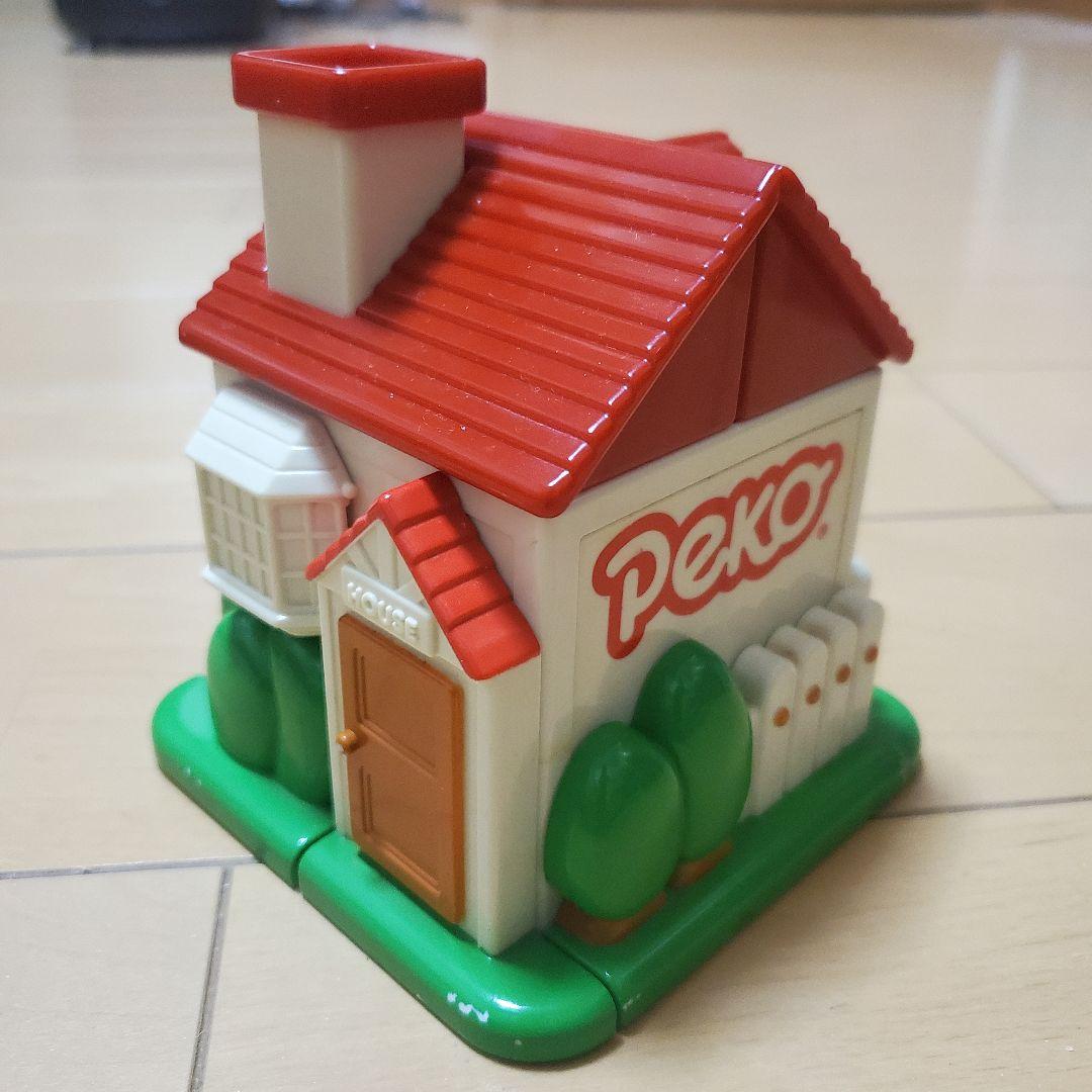 1987年 昭和レトロ ペコちゃん くみたてパズル おうち ハウス